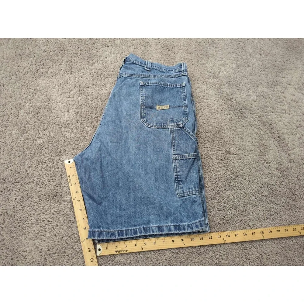 Wrangler Jeans Shorts Mens 40 Blue Inseam: 9